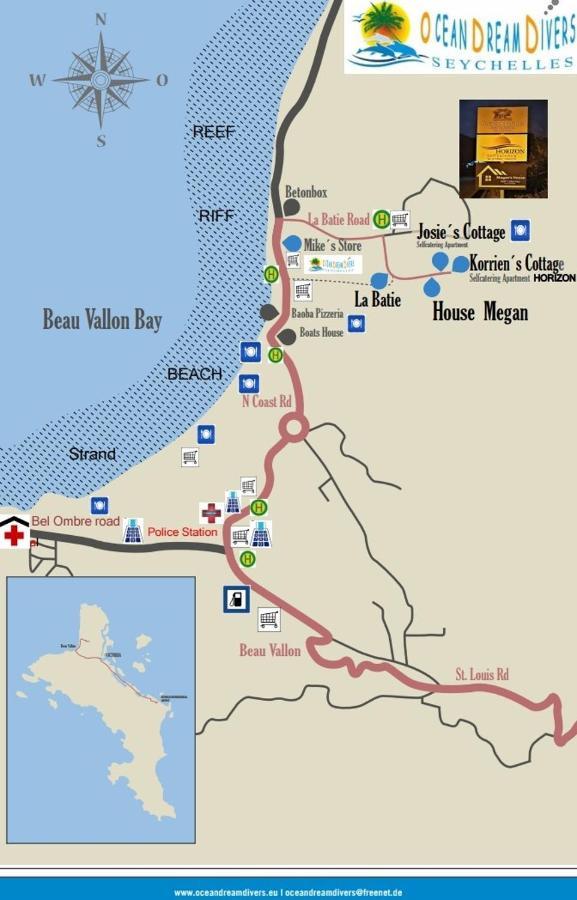 La Batie Selfcatering Apartment Beau Vallon  Zewnętrze zdjęcie